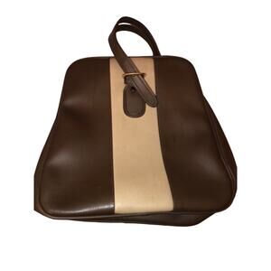 Vintage Harrison Brown Leather Travel Overnight Weekend Gym Bag Holdall Luggage